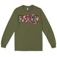 Army Green faith Long Sleeve Tee - JahusDesignShop