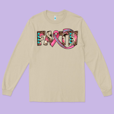 Faith Long Sleeve Tee Designed By Jahusdesignshop