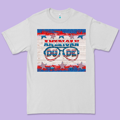 American Dude Premium Tee Designed By Hra Design Shop