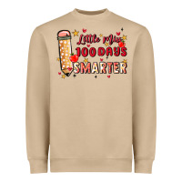 Mushroom little miss 100 days smarter Heavyweight Sweatshirt - MaliasSmallBusiness
