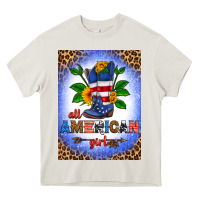Cream all american girl air freshener Heavy Core Tee - HRA Design Shop