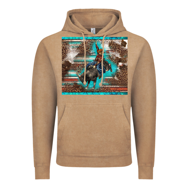 Western Rodeo Bullfighter Serape Leopards Turquoise's Gliterrs Vintage Hoodie by BarkalooDesign | Teevron