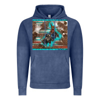 Vintage Denim western rodeo bullfighter serape leopards turquoise's gliterrs Vintage Hoodie - BarkalooDesign
