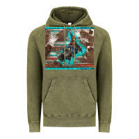 Vintage Olive western rodeo bullfighter serape leopards turquoise's gliterrs Vintage Hoodie - BarkalooDesign