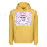Antique Gold it hurts to bite my tongue Premium Hoodie - TumblerDesignByShophia