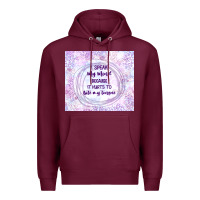 Burgundy it hurts to bite my tongue Premium Hoodie - TumblerDesignByShophia