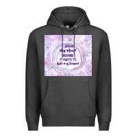 Charcoal Heather it hurts to bite my tongue Premium Hoodie - TumblerDesignByShophia