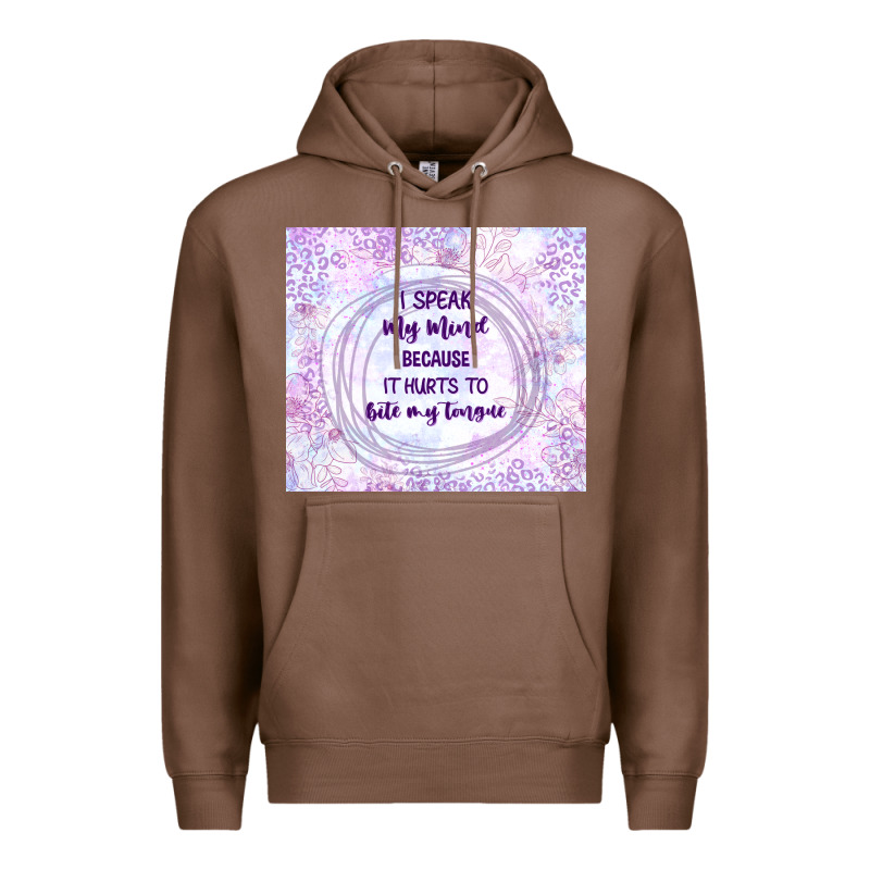 It Hurts To Bite My Tongue Premium Hoodie by TumblerDesignByShophia | Teevron