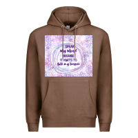 Chestnut it hurts to bite my tongue Premium Hoodie - TumblerDesignByShophia