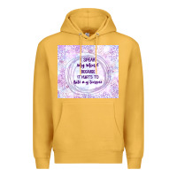 Mustard it hurts to bite my tongue Premium Hoodie - TumblerDesignByShophia