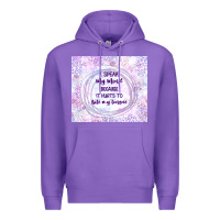 Purple it hurts to bite my tongue Premium Hoodie - TumblerDesignByShophia