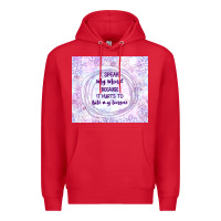 Red it hurts to bite my tongue Premium Hoodie - TumblerDesignByShophia