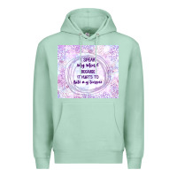 Seafoam it hurts to bite my tongue Premium Hoodie - TumblerDesignByShophia