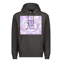 Smoke it hurts to bite my tongue Premium Hoodie - TumblerDesignByShophia