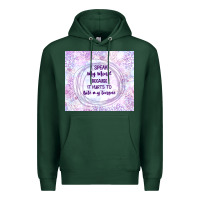 Sports Green it hurts to bite my tongue Premium Hoodie - TumblerDesignByShophia