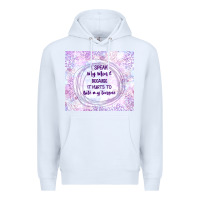 White it hurts to bite my tongue Premium Hoodie - TumblerDesignByShophia