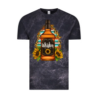 Cloud Black whiskey bottle Vintage Tee - Jasminsmagicworld