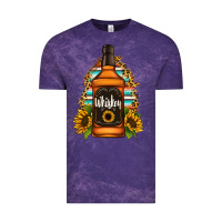 Cloud Purple whiskey bottle Vintage Tee - Jasminsmagicworld