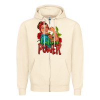 Sandshell latina power strong woman Zipper Hoodie - Jasminsmagicworld