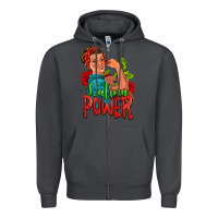 Smoke latina power strong woman Zipper Hoodie - Jasminsmagicworld