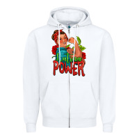 Latina Power Strong Woman Zipper Hoodie | Teevron