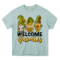Arona welcome gnomies sunflowers Heavy Core Tee - BarkalooDesign