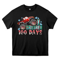 Black i crushed 100 days Heavy Core Tee - RacoonDesign