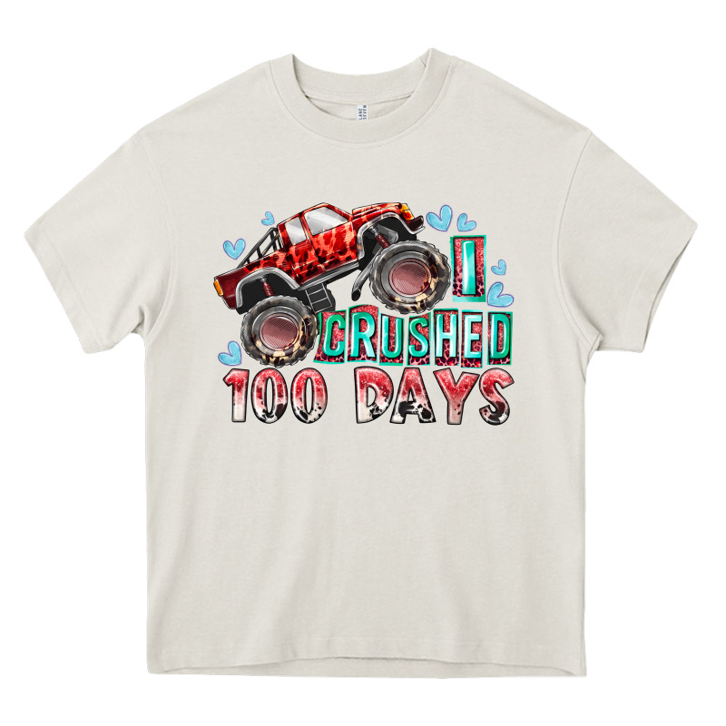 I Crushed 100 Days Heavy Core Tee by RacoonDesign | Teevron