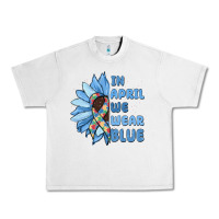 Lunar Rock in april we wear blue Urban Heavy Tee - MaliasSmallBusiness