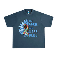 Midnight Navy in april we wear blue Urban Heavy Tee - MaliasSmallBusiness