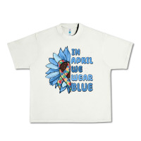 Pistachio in april we wear blue Urban Heavy Tee - MaliasSmallBusiness