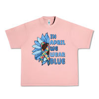 Salmon in april we wear blue Urban Heavy Tee - MaliasSmallBusiness
