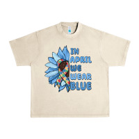 Sandshell in april we wear blue Urban Heavy Tee - MaliasSmallBusiness