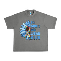 Tornado in april we wear blue Urban Heavy Tee - MaliasSmallBusiness