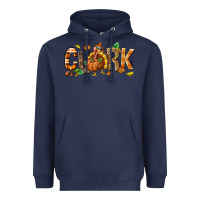 Navy Personalized Thanksgiving Heavyweight Hoodie - NancyCooperArtShop
