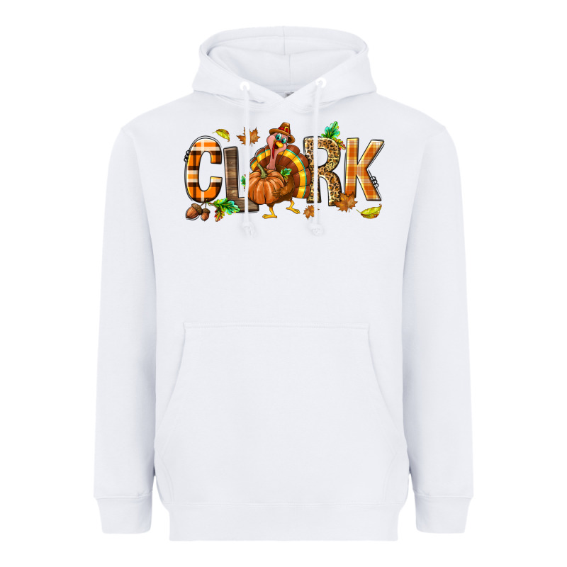 Personalized Thanksgiving Heavyweight Hoodie by NancyCooperArtShop | Teevron