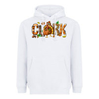 White Personalized Thanksgiving Heavyweight Hoodie - NancyCooperArtShop