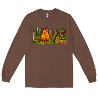 Chestnut camping love Long Sleeve Tee - NancyCooperArtShop