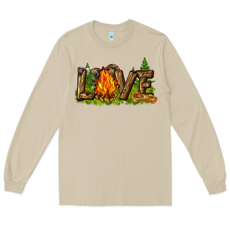 Camping Love Long Sleeve Tee by NancyCooperArtShop | Teevron