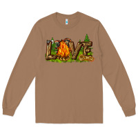 Toasted Coconut camping love Long Sleeve Tee - NancyCooperArtShop