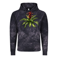 Cloud Black Bromeliads Vintage Hoodie - LillyAllenDesigns