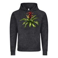 Vintage Black Bromeliads Vintage Hoodie - LillyAllenDesigns