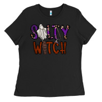 Black Salty Witch Ladies Tee - CowhideDigitalArt