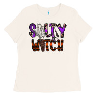 Bone Salty Witch Ladies Tee - CowhideDigitalArt