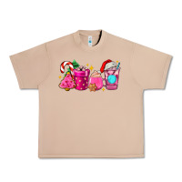 Burro pink christmas coffee cups Urban Heavy Tee - AdoDesignShop