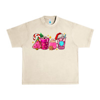 Sandshell pink christmas coffee cups Urban Heavy Tee - AdoDesignShop