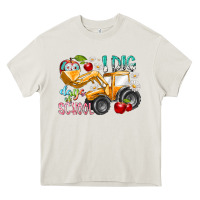 Cream i dig 100 days of school Heavy Core Tee - RacoonDesign