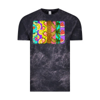 Cloud Black summer brushstroke Vintage Tee - Jasminsmagicworld