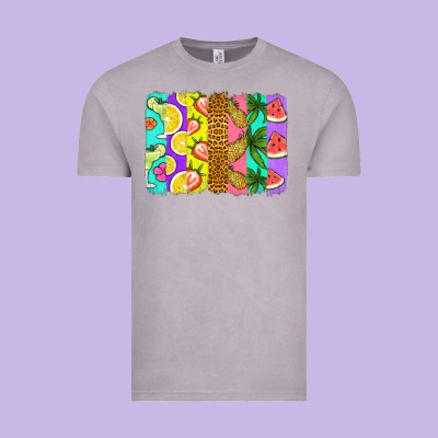 Summer Brushstroke Vintage Tee Designed By Jasminsmagicworld