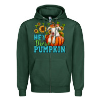 Sports Green hey there pumpkin lamb Zipper Hoodie - Jasminsmagicworld